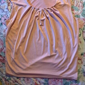Jones Studio Elegant Pink Sleeveless Top Size Large